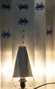 Lámpara Space Invaders